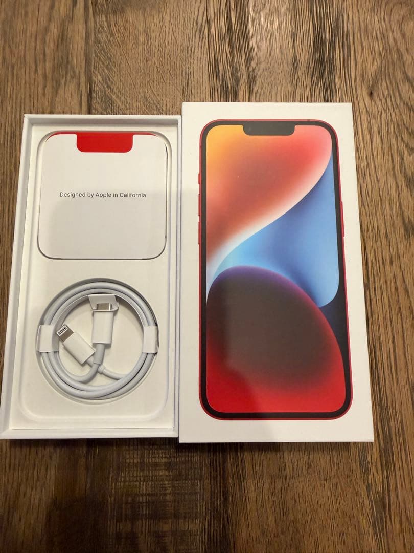 iPhone14 512GB SIMフリー レッド バッテリー 82%