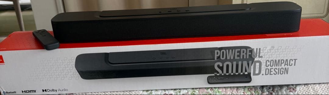 JBL サウンドバー HDMI Dolby Audio 　　コンパクトデザイン