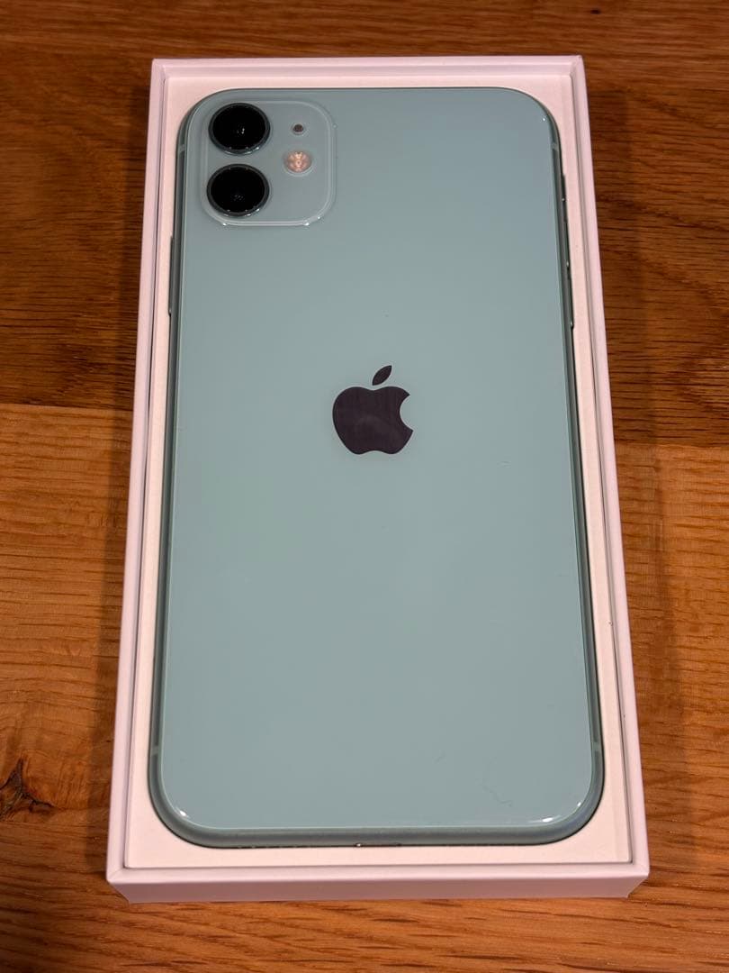 iPhone11 ミントグリーン 本体 128GB バッテリー82%