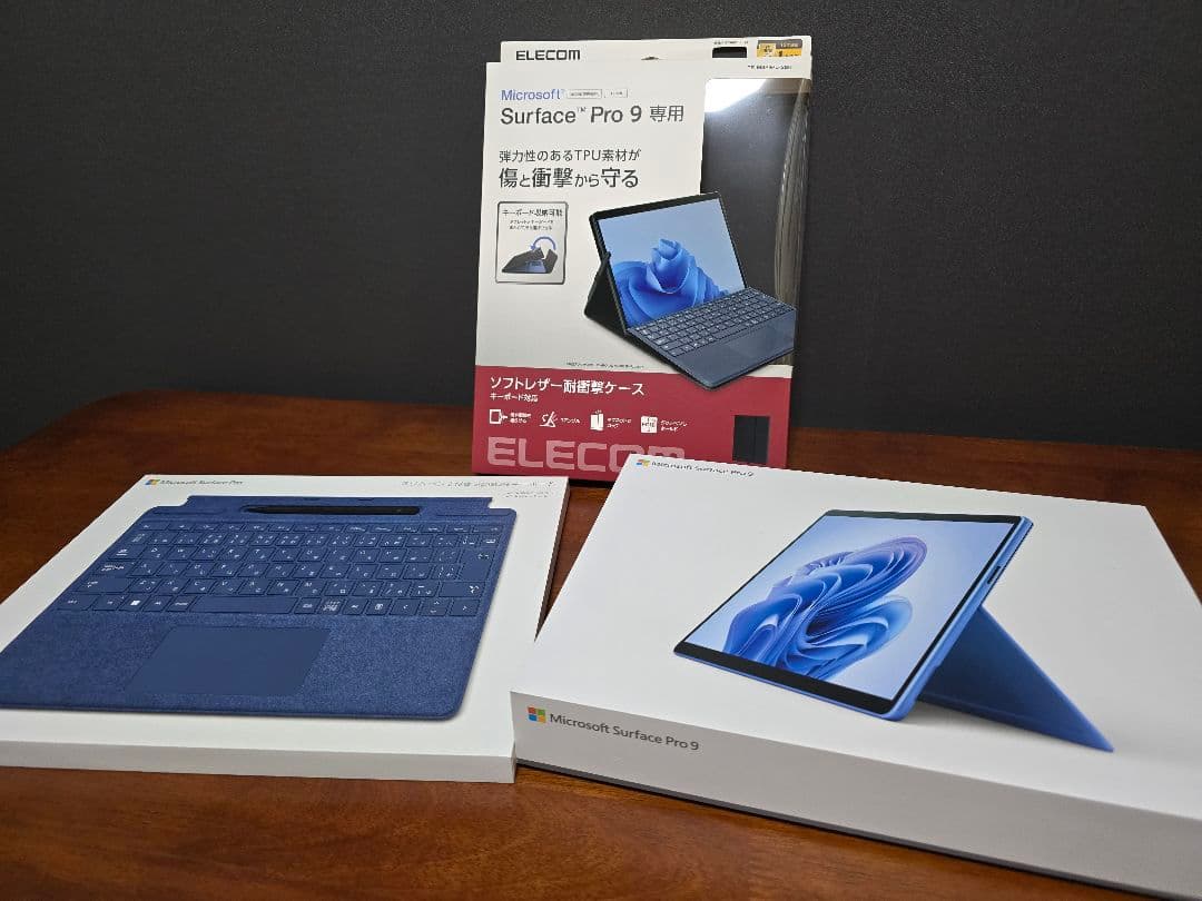 Windows　Surface pro 9 本体 キーボードセット　ブルー