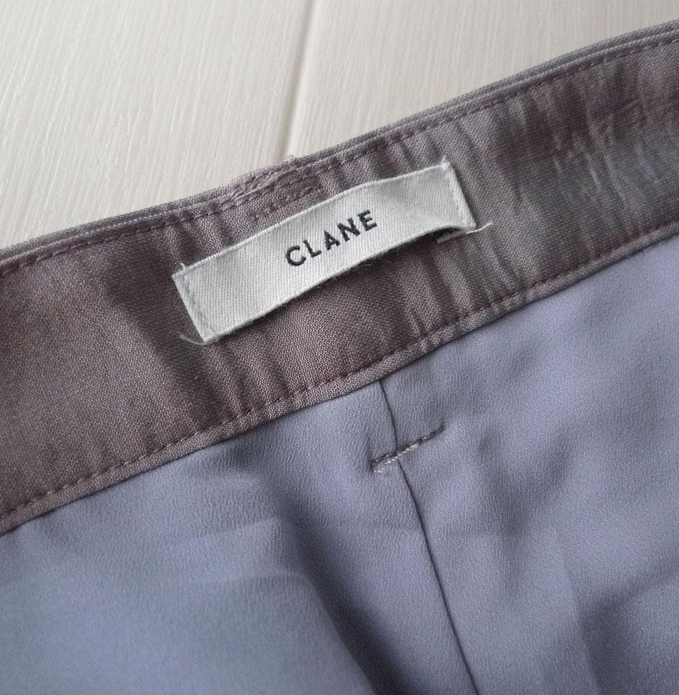 美品 CLANE 2,6万円 テーパードパンツ クラネ ワイドパンツ　C537