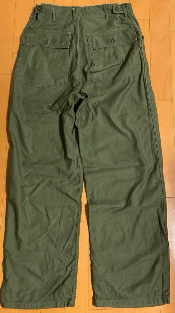 50〜60s US.ARMY ファティーグパンツ ベイカー　サテン　初期型