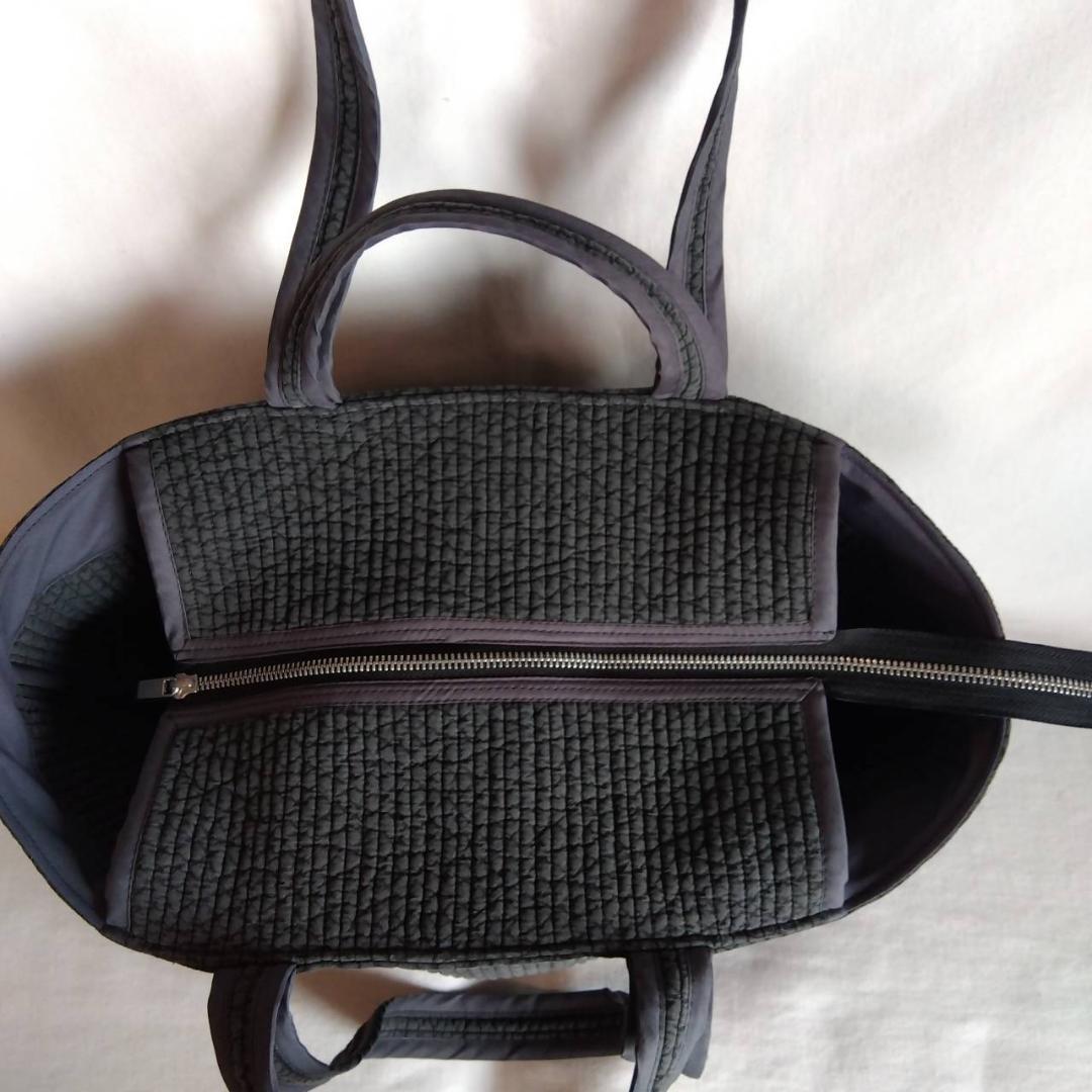 マグネット 底板ヌビ☆トートバッグ Wハンドル☆ ベージュ ヌビバッグ