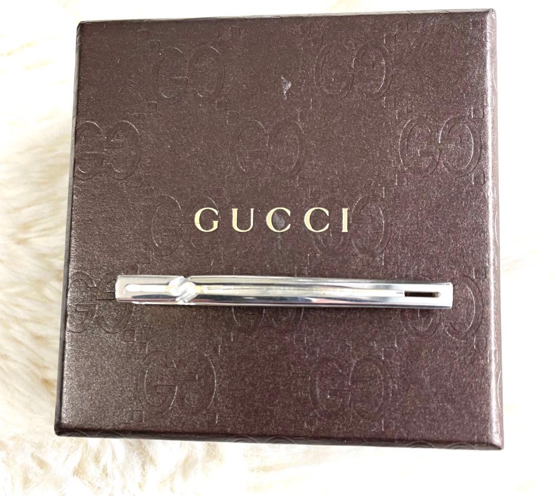 ♡極美品♡レア♡GUCCI グッチ クロス　ノット インフィニティ ネクタイピン