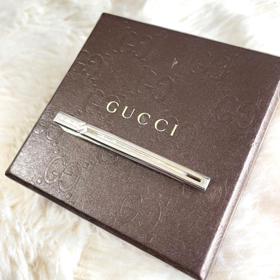 ♡極美品♡レア♡GUCCI グッチ クロス　ノット インフィニティ ネクタイピン