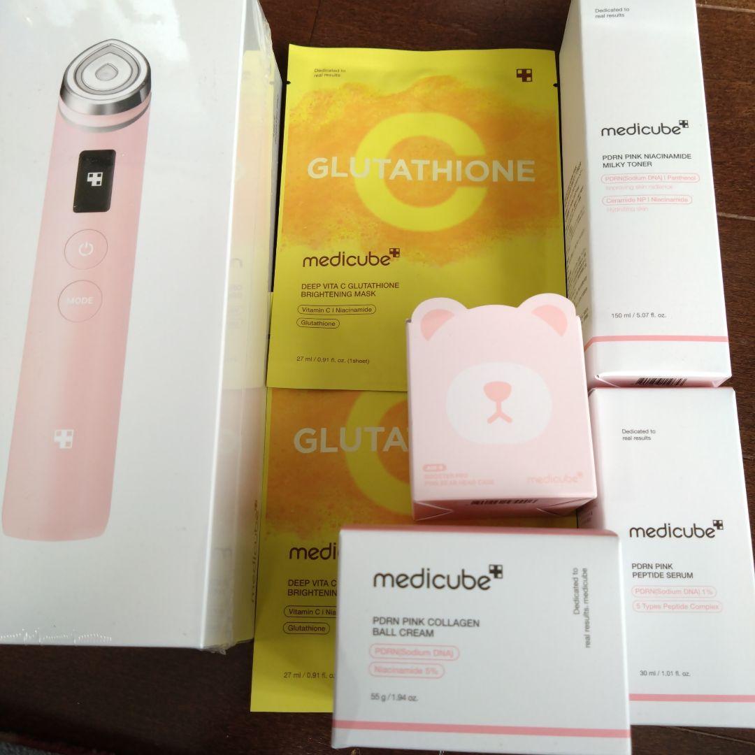 新品 未使用 未開封 メディキューブ AGE-Rブースタープロ 美顔器　ピンク