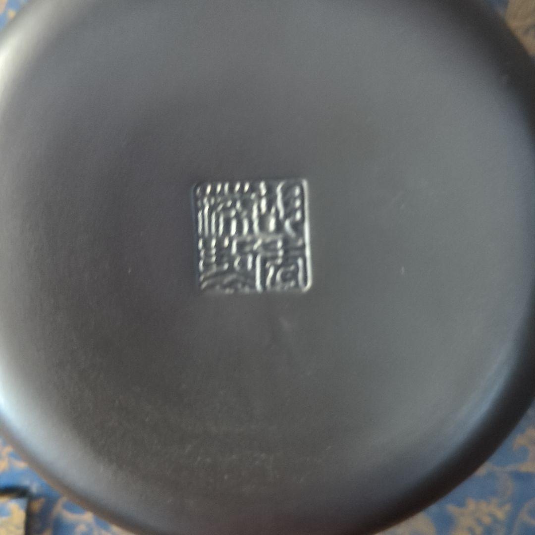 中国陶芸家　胡秀萍氏　茶道具　茶器　宜興紫砂　茶壺　急須　（木製化粧箱入）