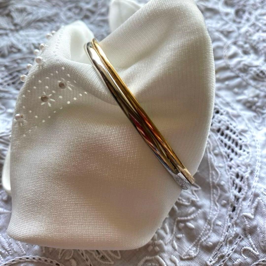 専用です！ K18 K18WG コンビカラー バングル ブレスレット