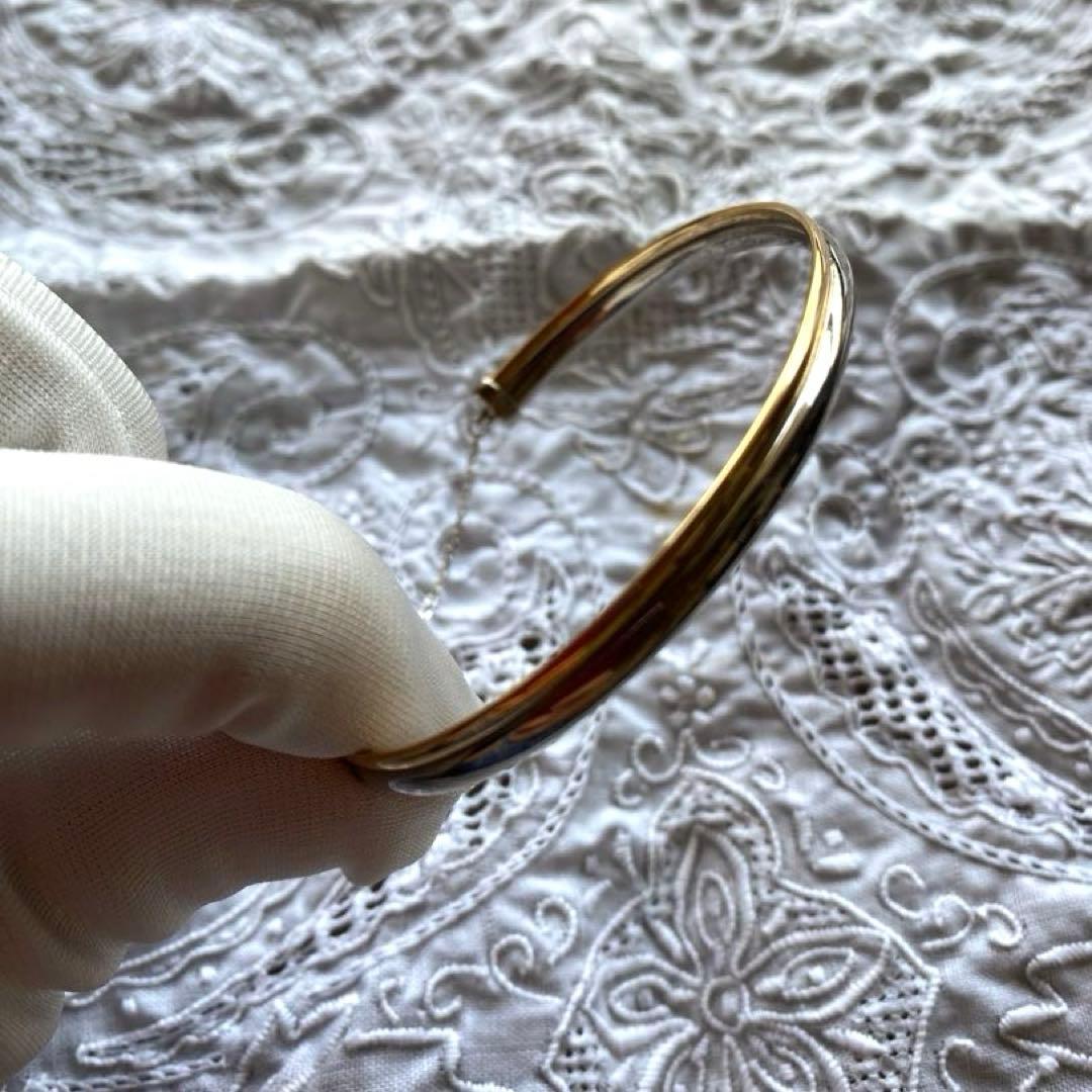 専用です！ K18 K18WG コンビカラー バングル ブレスレット