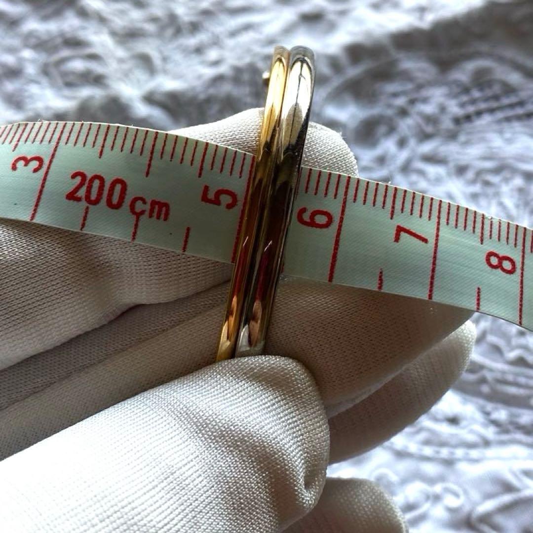 専用です！ K18 K18WG コンビカラー バングル ブレスレット