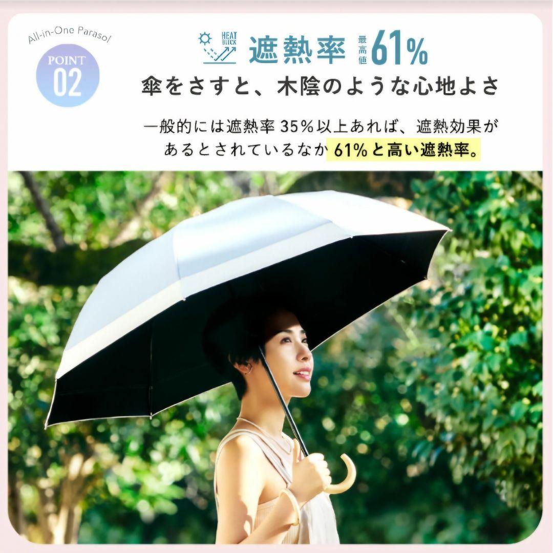 なぎさ COKAGE+ ワンタッチ 2段 55cm 木手元 東レ