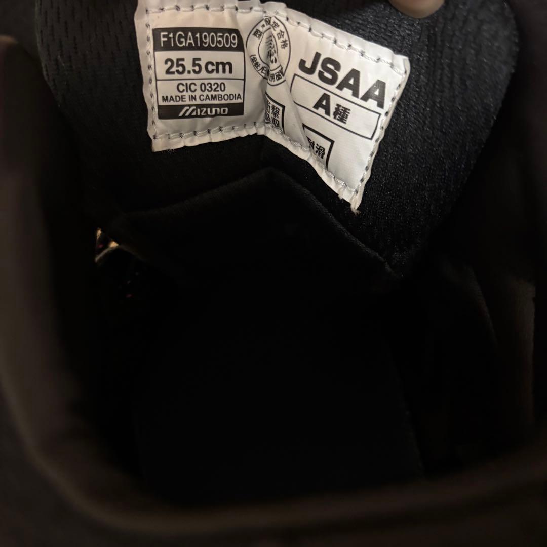 Mizuno 安全靴 黒/ピンク ハイカット　オールマイティSD13H