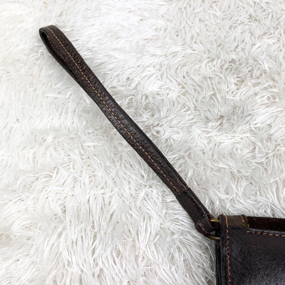 【希少】オールドグッチ シェリーライン インターロッキング クラッチバッグ