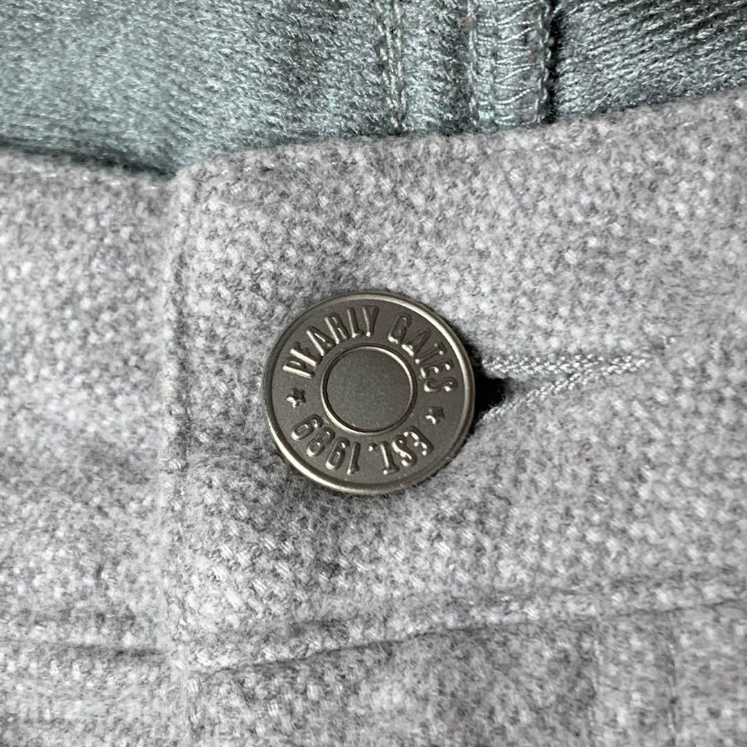 【裏起毛】パーリーゲイツ パンツ サイズ1 グレー ストレッチ 伸縮 PG