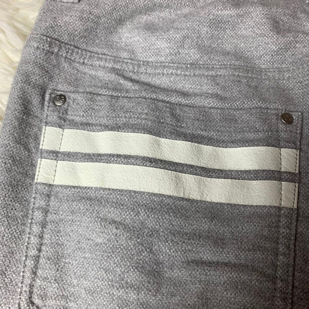 【裏起毛】パーリーゲイツ パンツ サイズ1 グレー ストレッチ 伸縮 PG