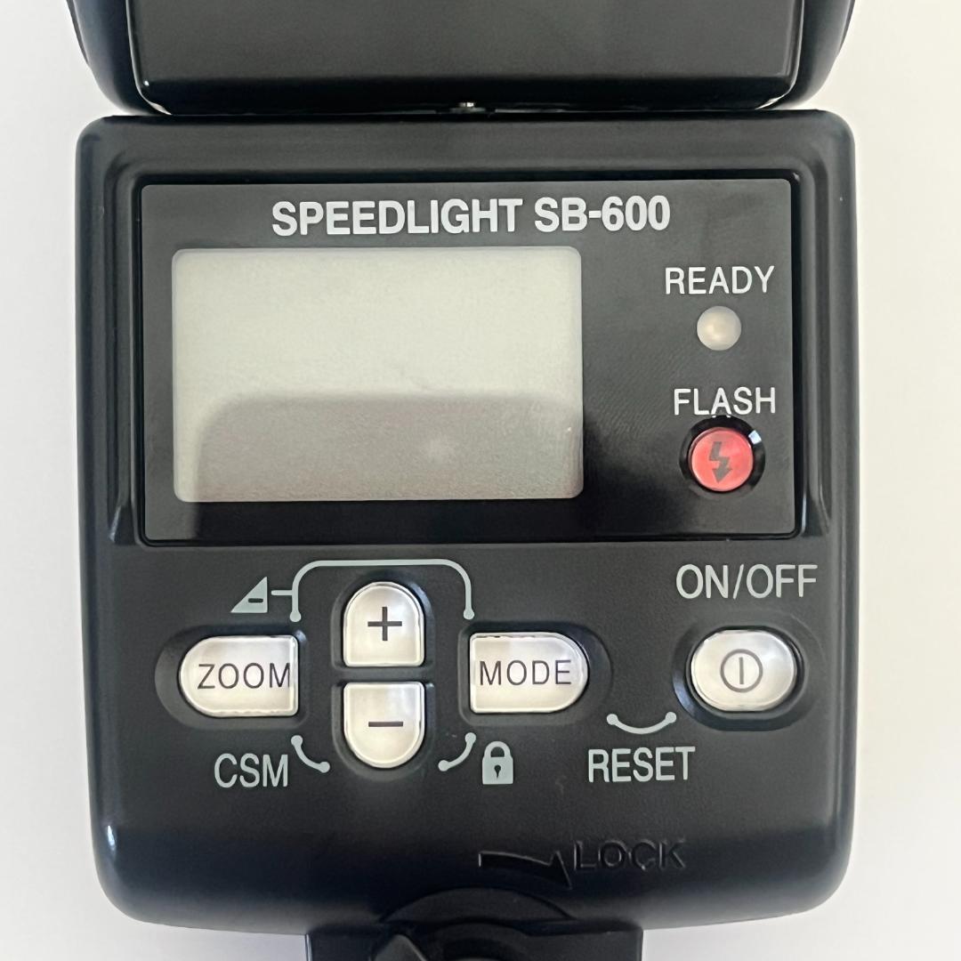 Nikon SB-600 スピードライト 外部ストロボ　美品　動作確認済み！