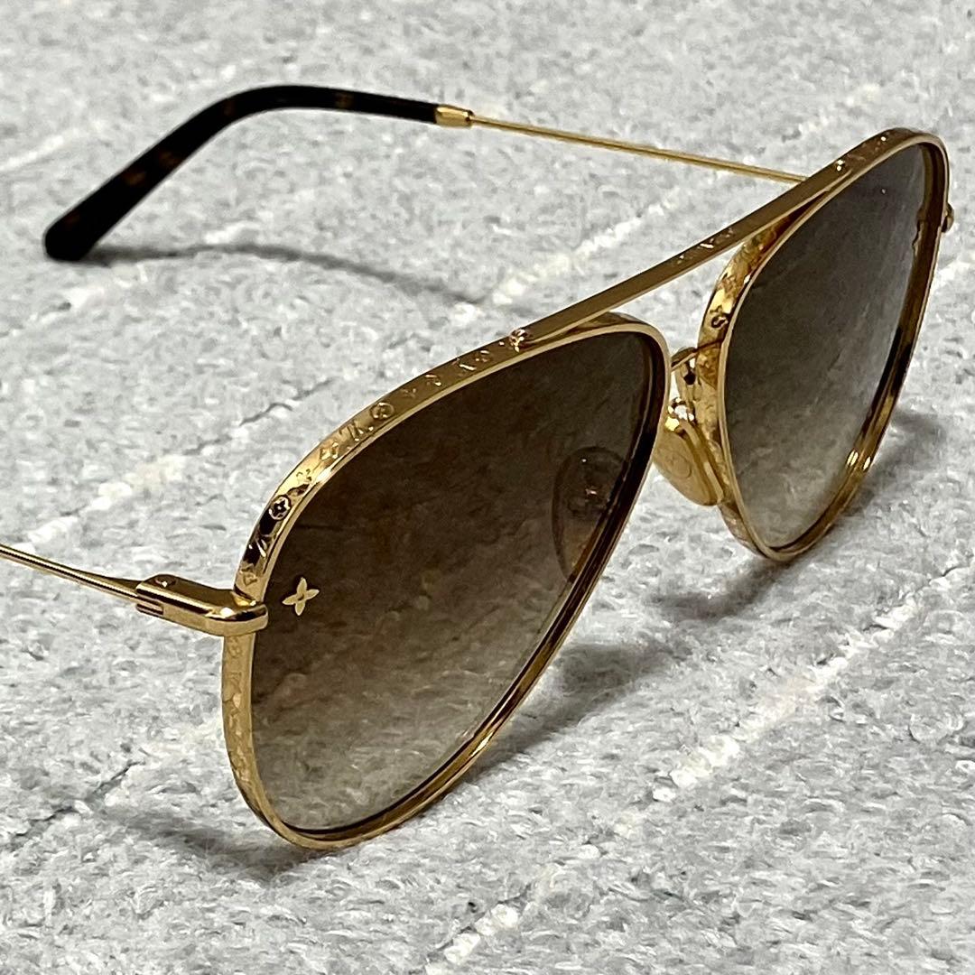 新作完売モデル！ルイヴィトン［サングラス］LVパイロット　ダブルブリッジ　メガネ