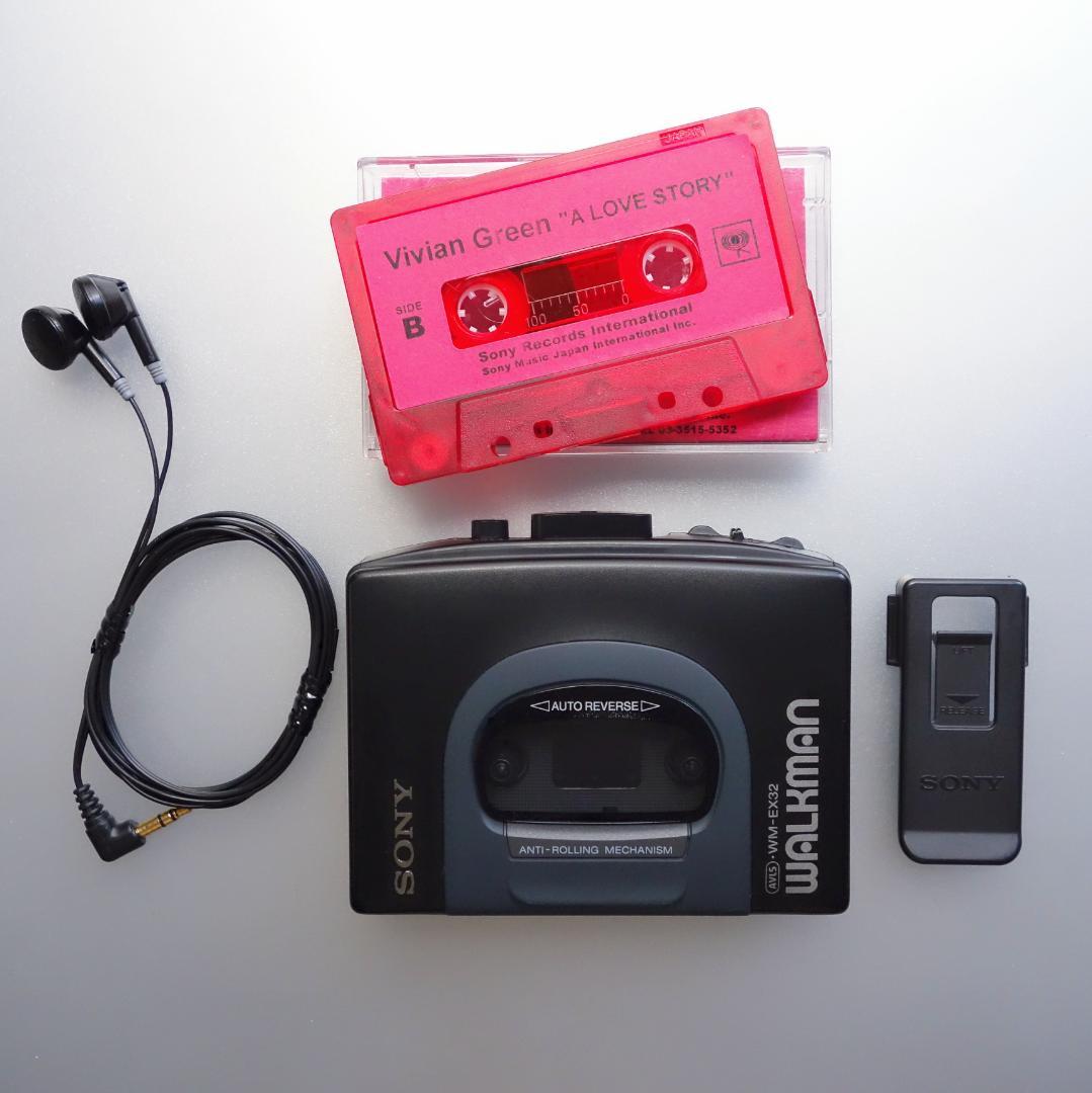 【動作整備品】WM-EX32 ソニー カセットウォークマン テーププレーヤー