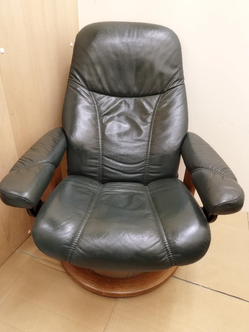 【美品】EKORNES エコーネス ストレスレスチェア＆オットマン コンサル