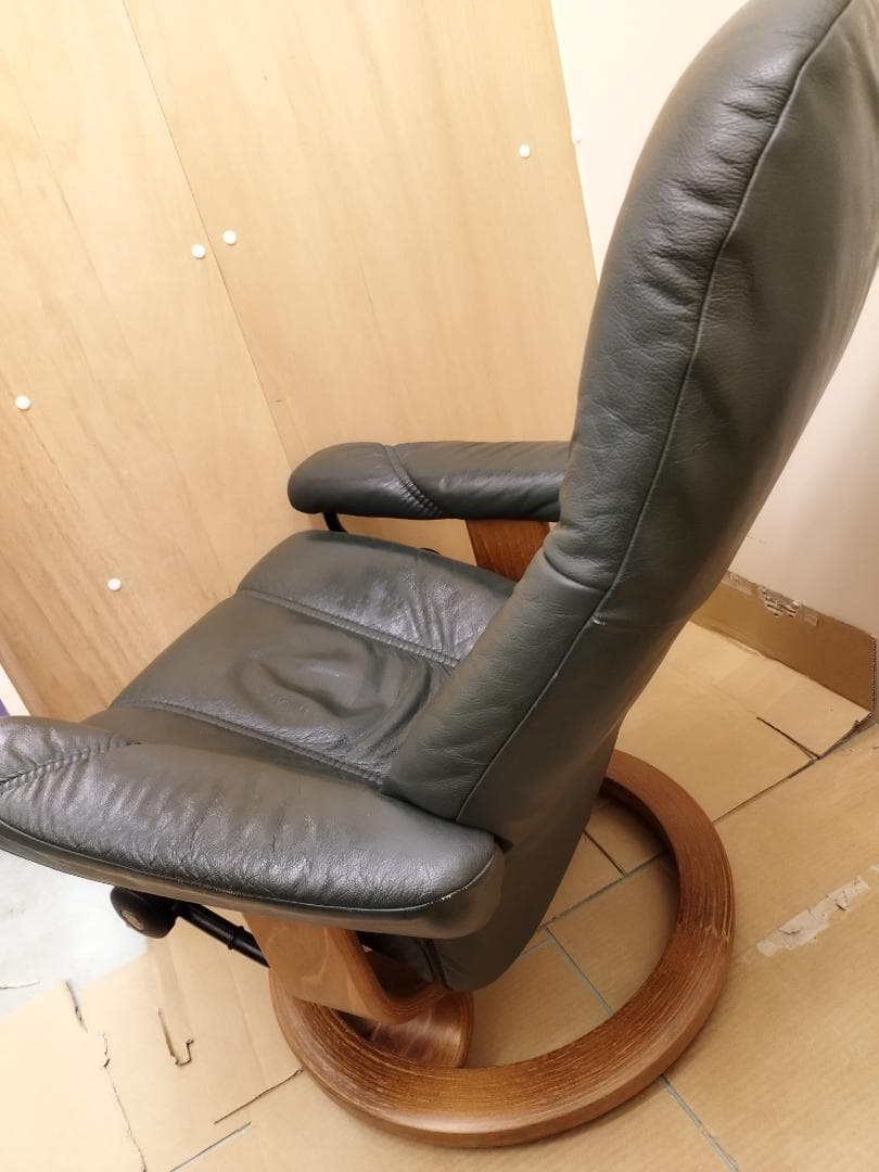 【美品】EKORNES エコーネス ストレスレスチェア＆オットマン コンサル