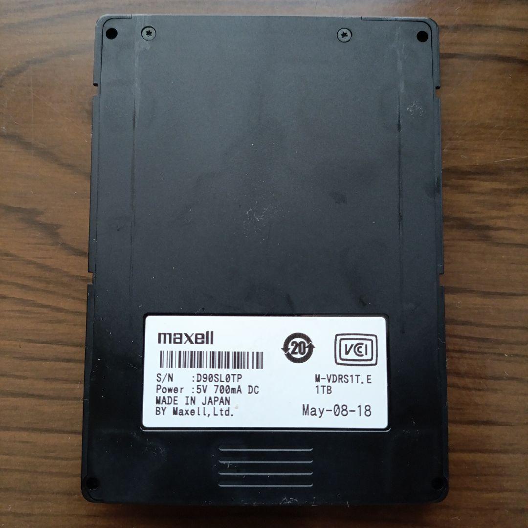 maxell iVDRS 1TB 動作確認済み マクセル wooo ivdr-s