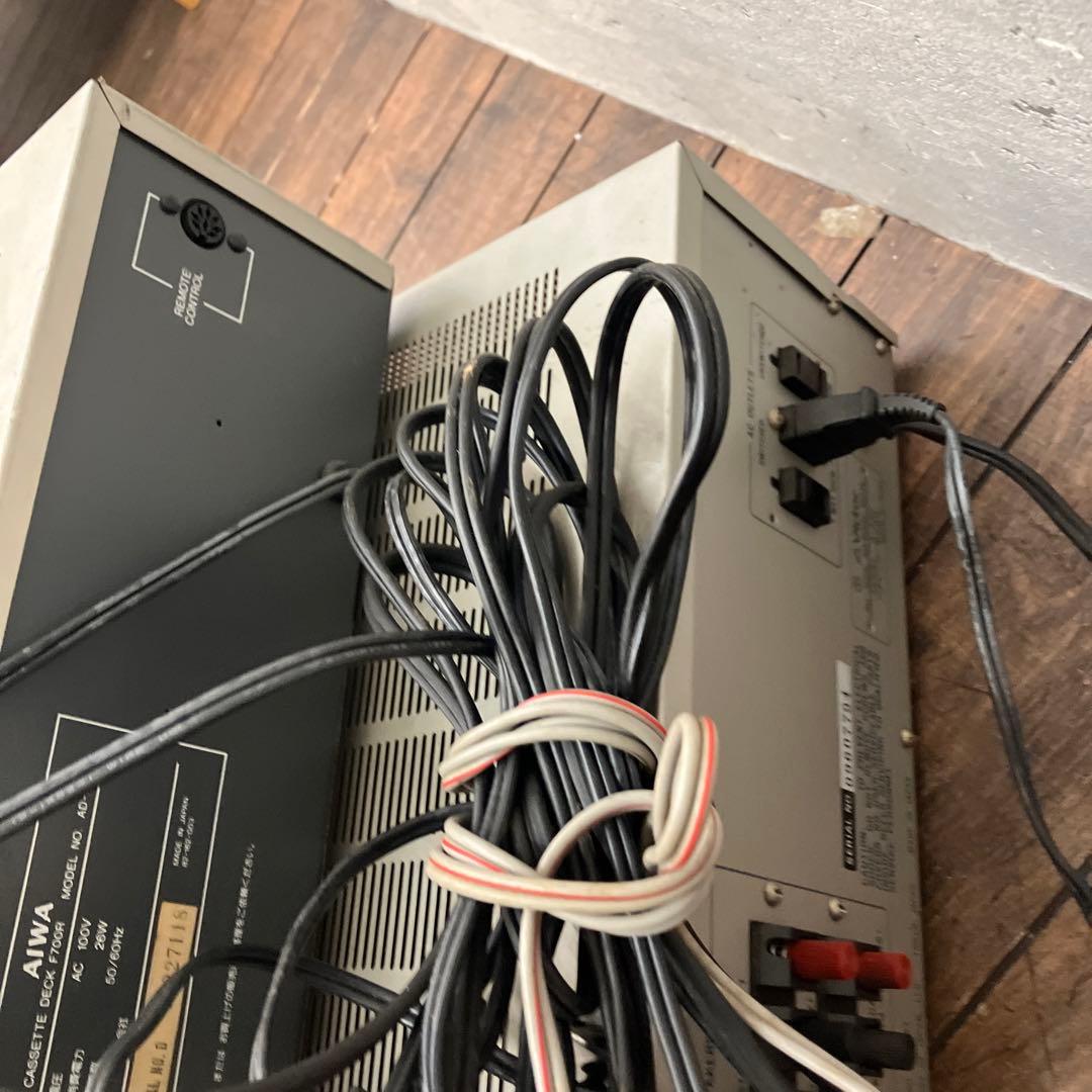 アイワ ステレオカセットデッキ SD-F700R ビクター アンプ A-X50