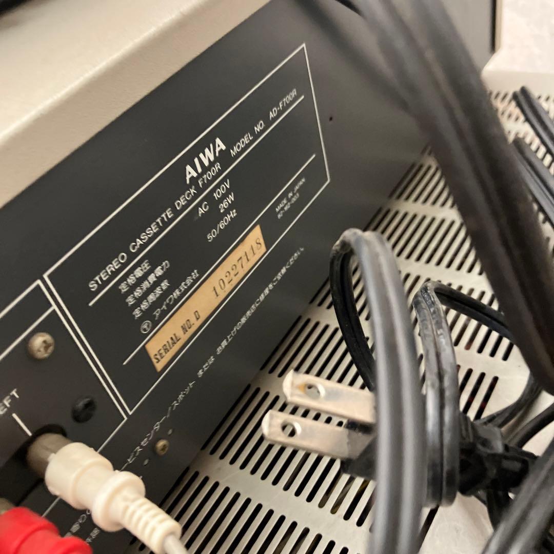 アイワ ステレオカセットデッキ SD-F700R ビクター アンプ A-X50