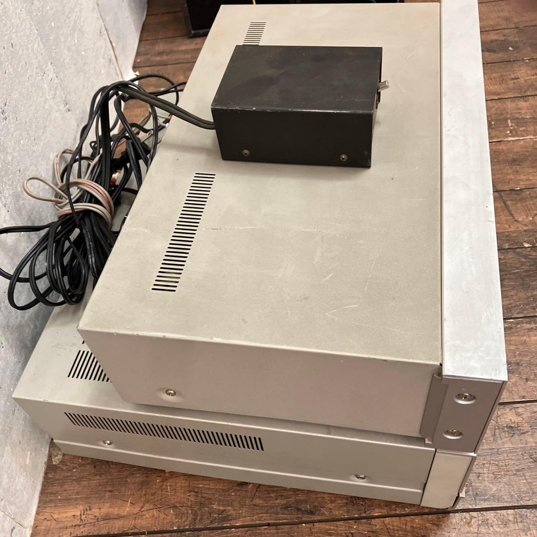 アイワ ステレオカセットデッキ SD-F700R ビクター アンプ A-X50