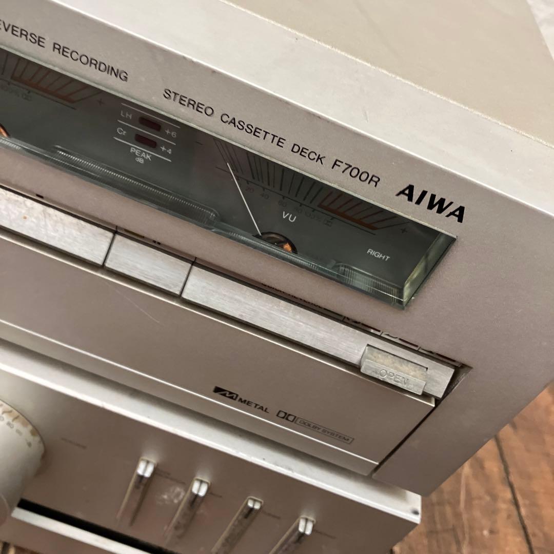 アイワ ステレオカセットデッキ SD-F700R ビクター アンプ A-X50