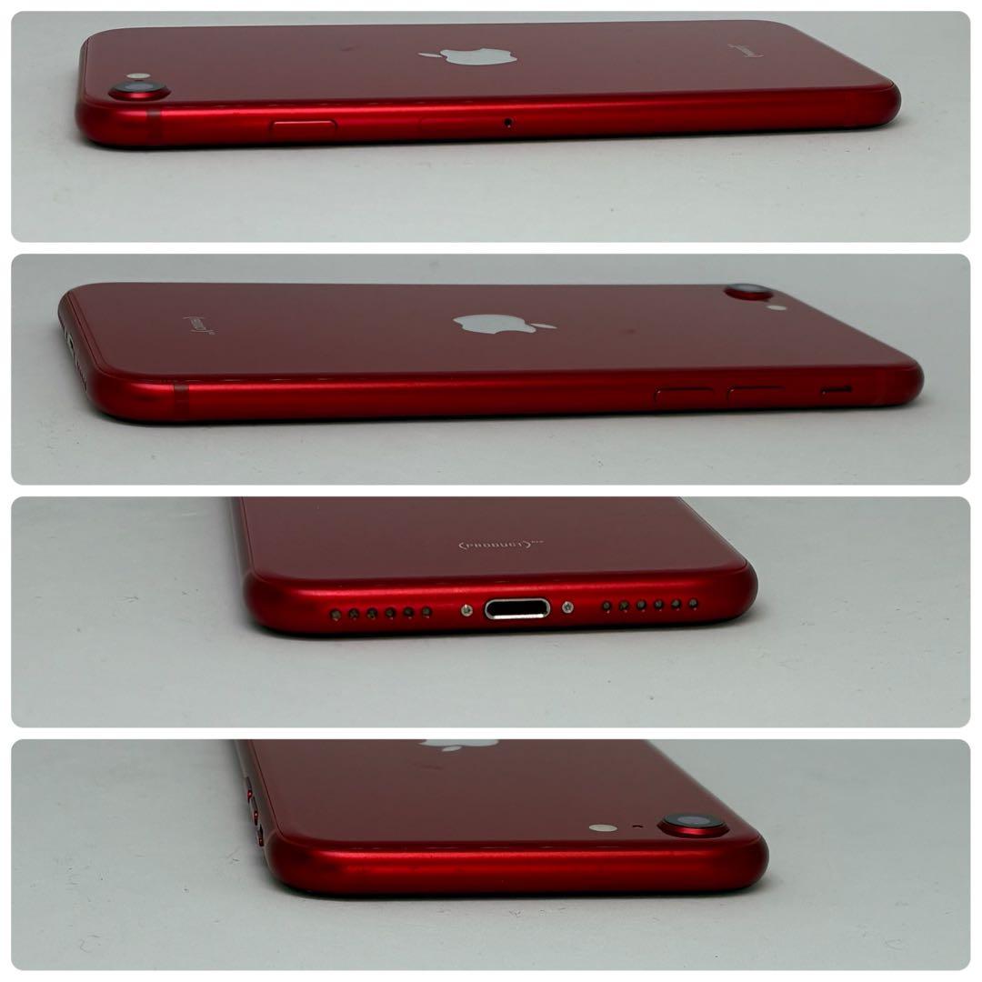 M15【電池新品100％表示】iPhone SE3 128GB レッド