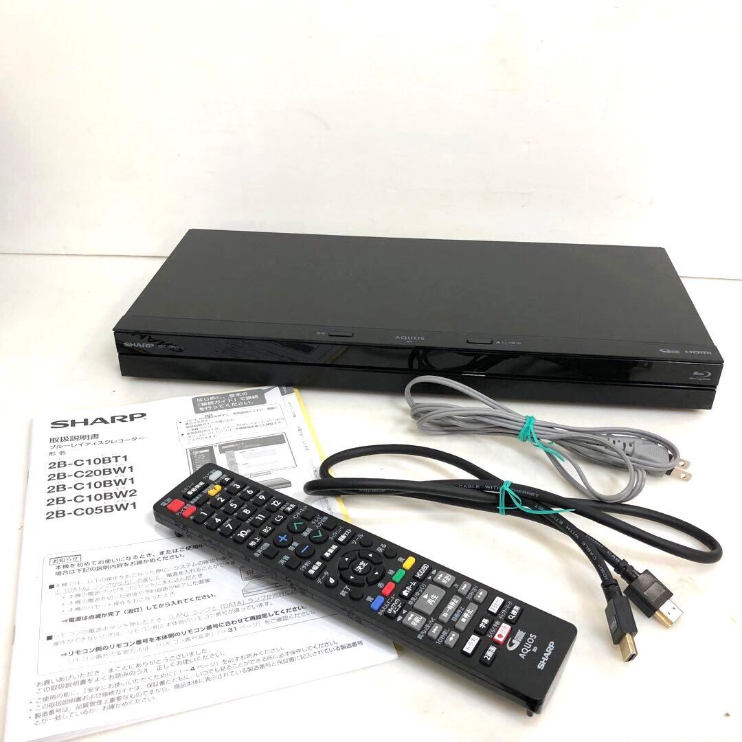 SHARP シャープ　ブルーレイディスクレコーダー　2B-C10BW1