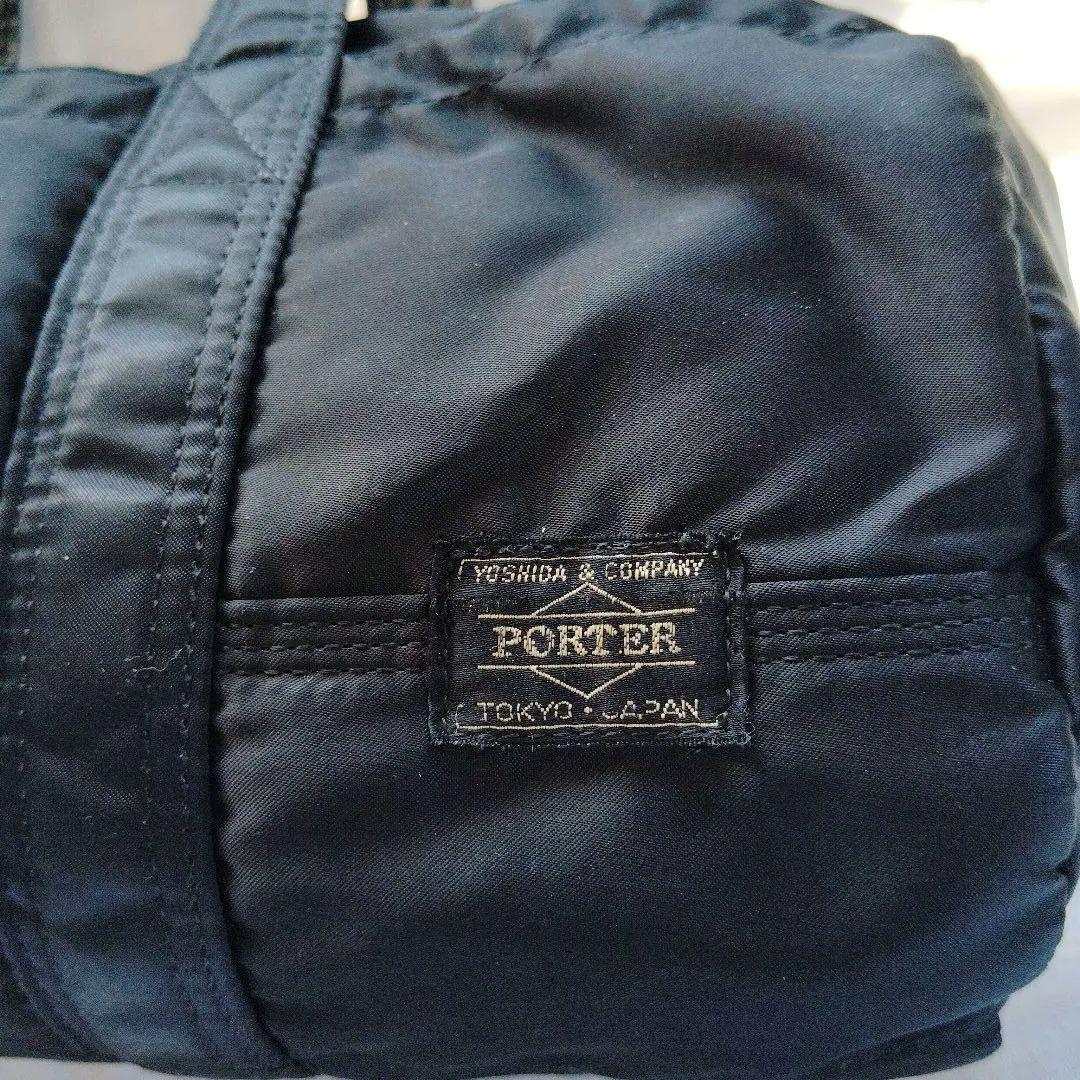 【美品】PORTER タンカー ミニドラムバッグ ドラムバッグ S　黒