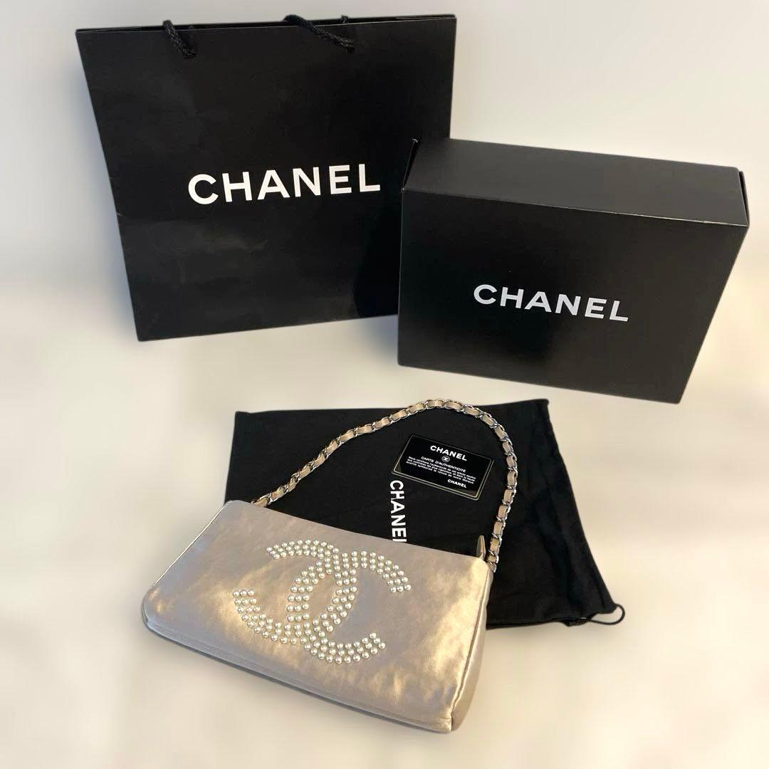 本物！未使用 レア　CHANEL　シャネル パール バッグ