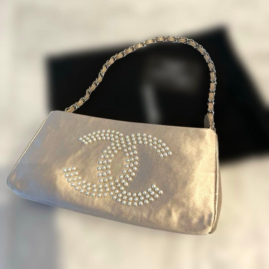 本物！未使用 レア　CHANEL　シャネル パール バッグ