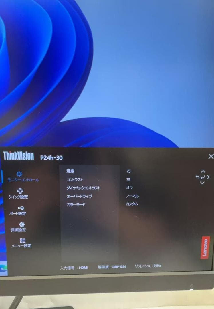 Lenovo レノボ 23.8インチ ThinkVision P24h-30