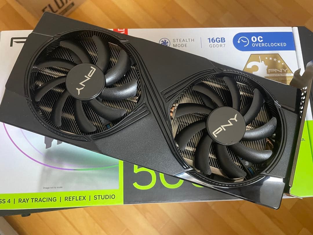 グラフィックボード・グラボ・ビデオカード PNY GeForce RTX 5060 Ti 16GB