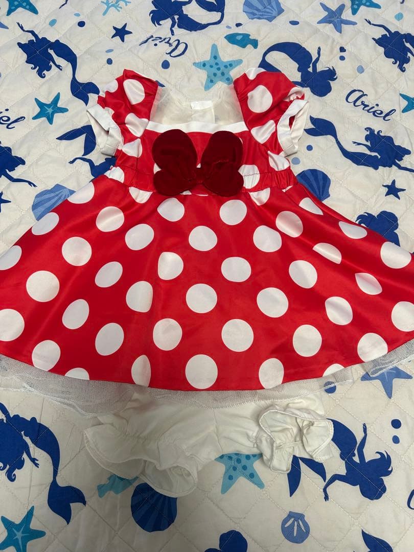 ビビディバビディブティック　ミニーちゃんドレス　サイズ100