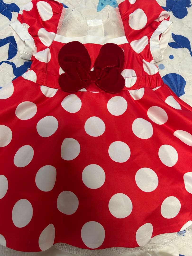 ビビディバビディブティック　ミニーちゃんドレス　サイズ100