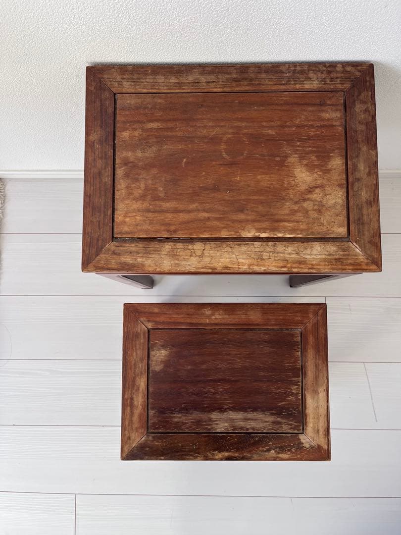 木製ネストテーブルセット