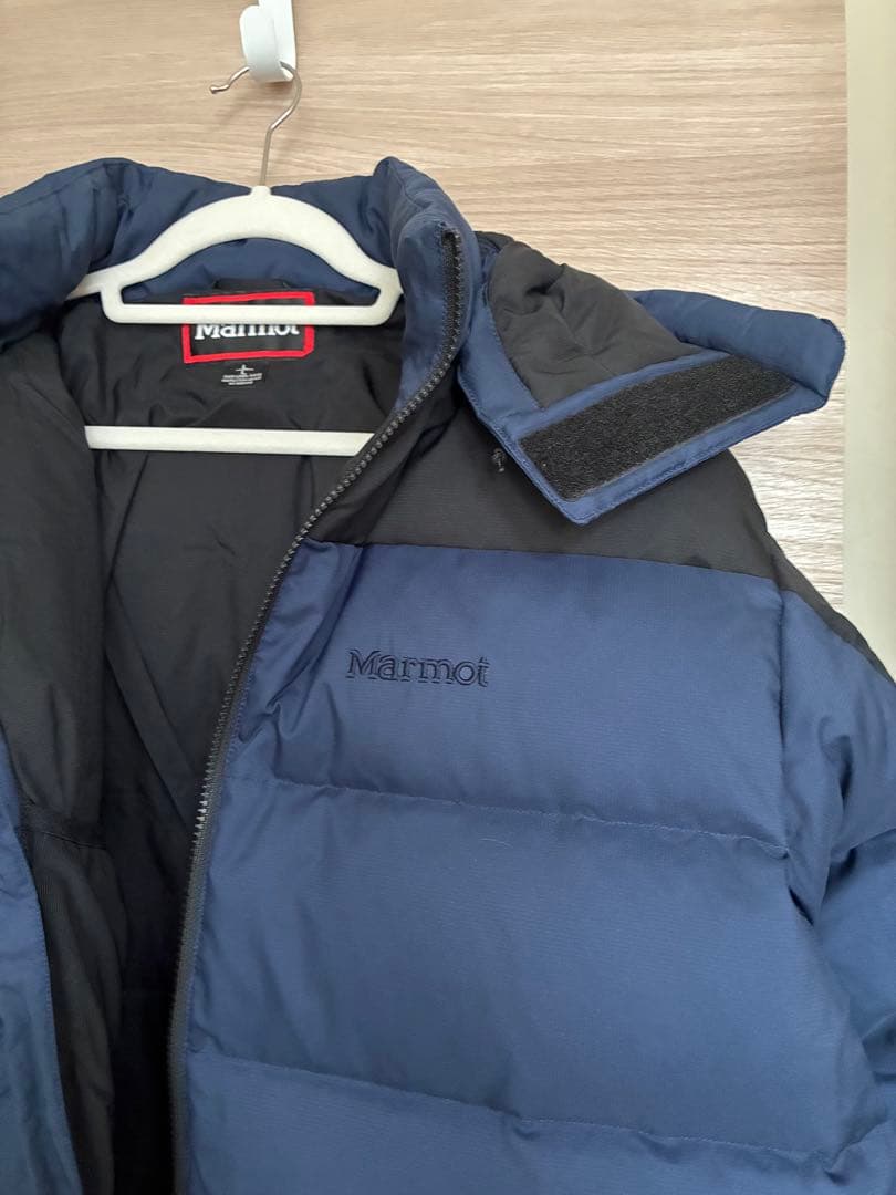 美品　Marmot ダウンジャケット ネイビー/ブラック マーモット　パルバット