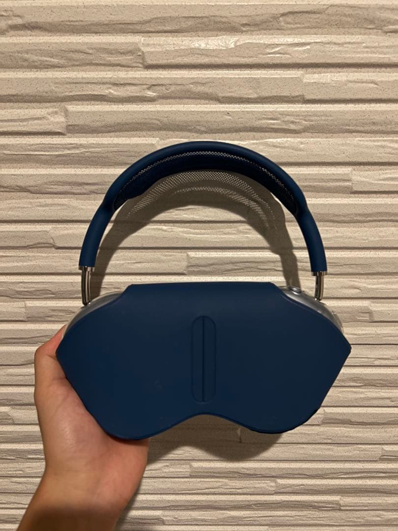 【あおてぃーさん専用】 AirPods Max ブルー 美品 保護ケース付