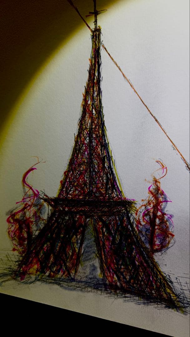 桃*♡様 エッフェル塔 皇作品原画