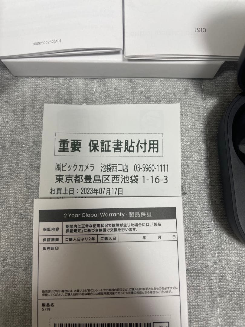 SHOKZ ワイヤレスイヤホン OPEN FIT BLACK