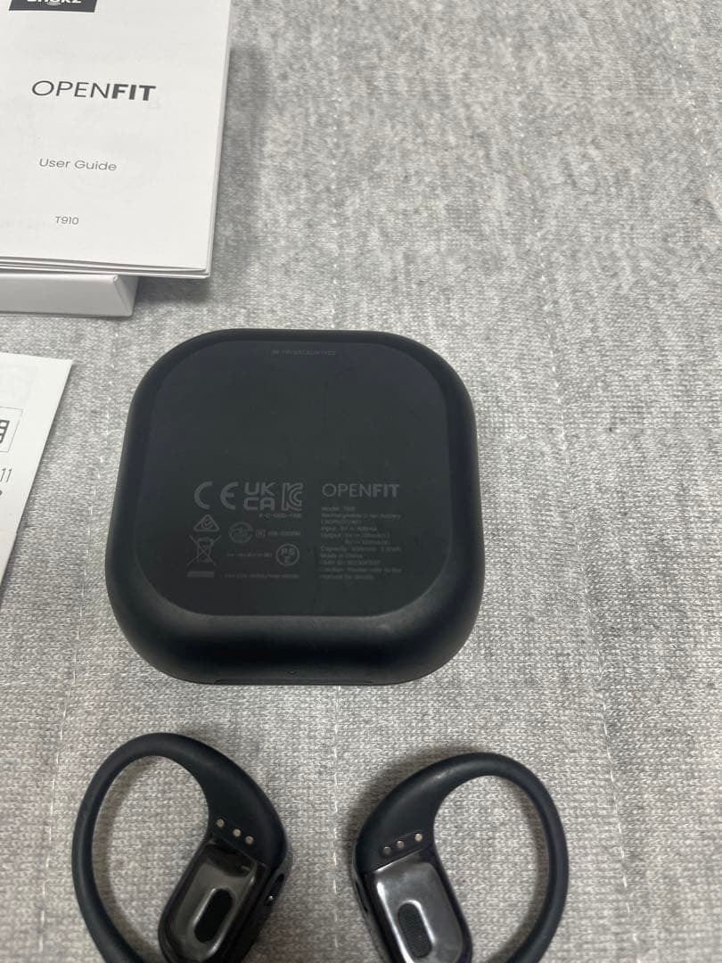 SHOKZ ワイヤレスイヤホン OPEN FIT BLACK