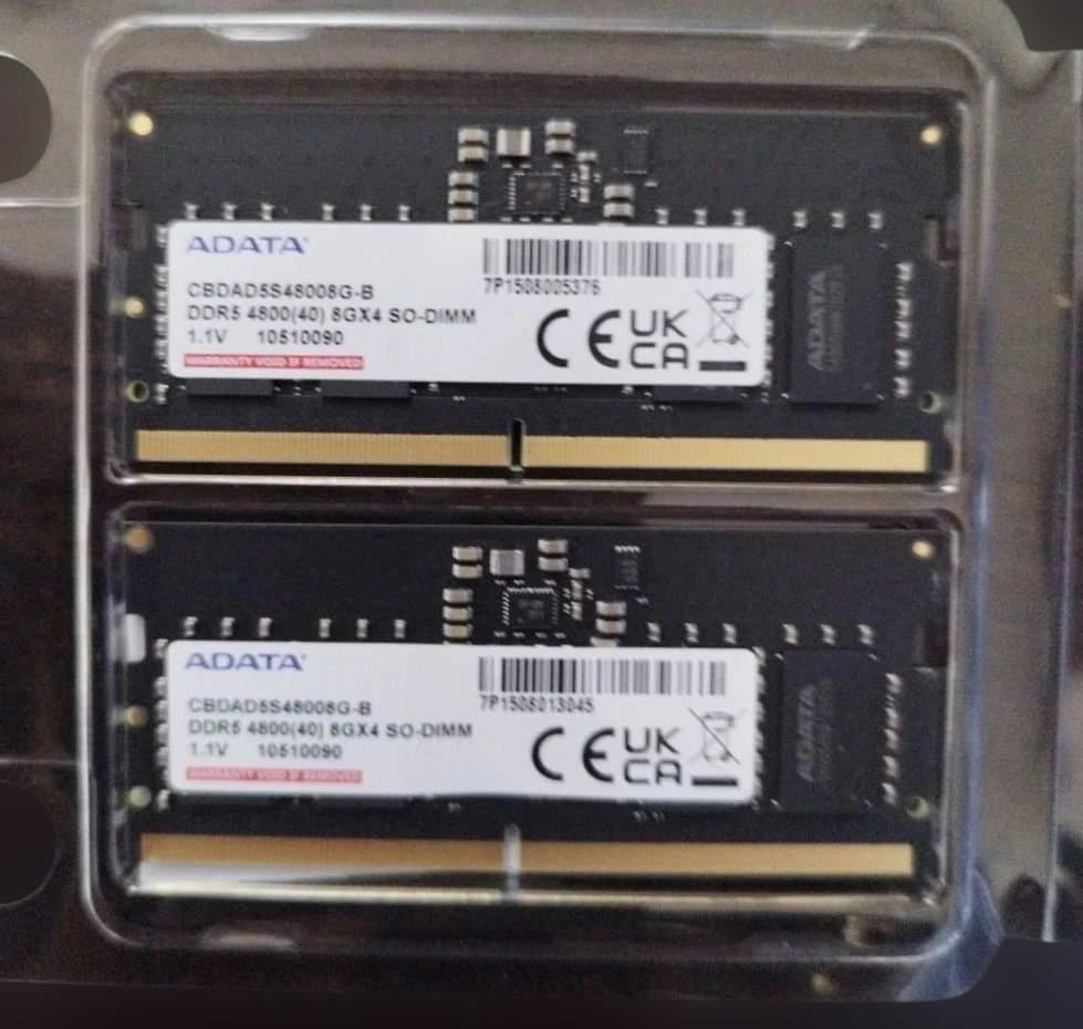 ADATA DDR5 4800 8G×2 SO-DIMM