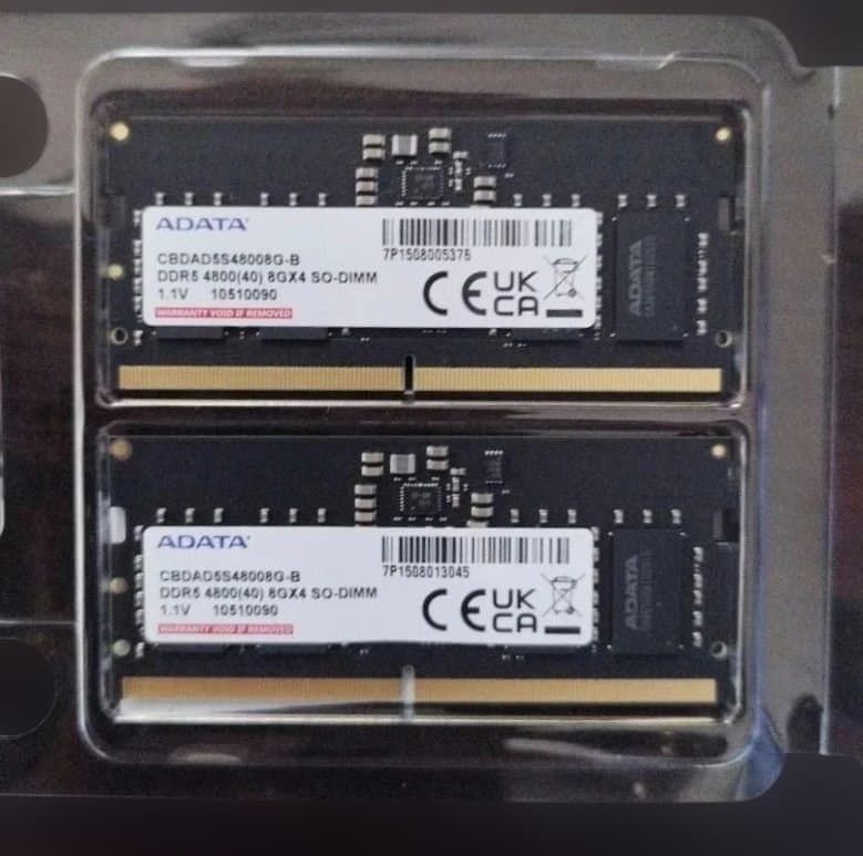 ADATA DDR5 4800 8G×2 SO-DIMM