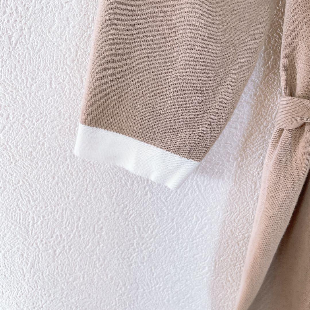 カメリア様✨️マッキントッシュフィロソフィー ニットワンピース バイカラー