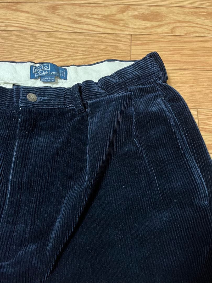 Polo Ralph Lauren ネイビー コーデュロイスラックス