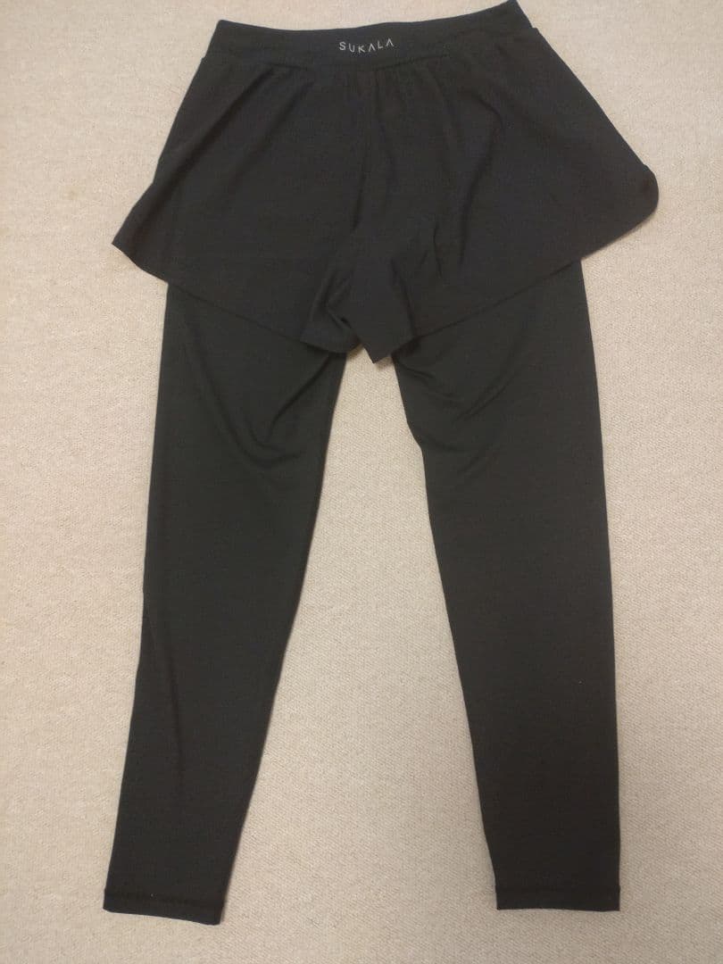 SUKALA ショートパンツ付きベーシックレギンス L