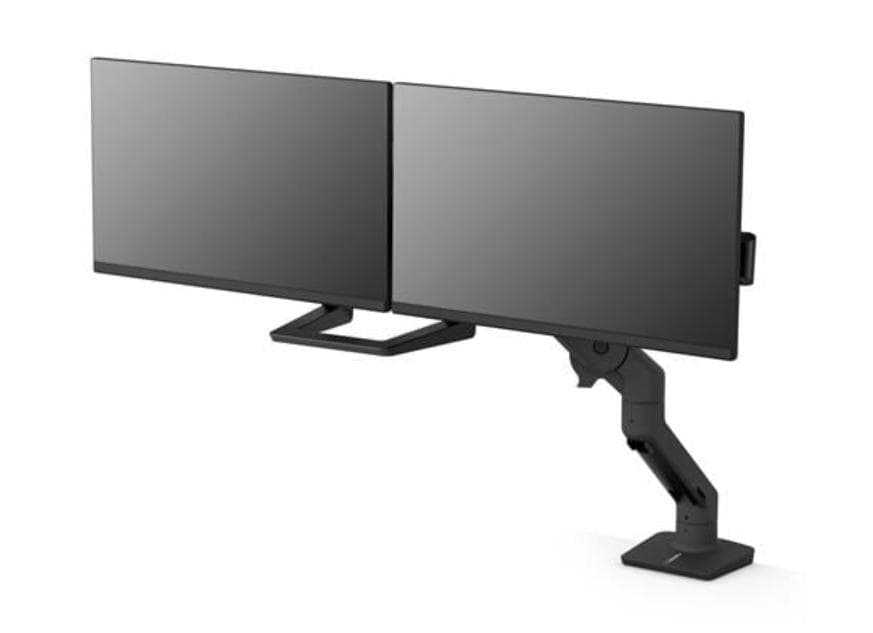 り*様 ERGOTRON エルゴトロン HX デュアル モニターアーム マットブ